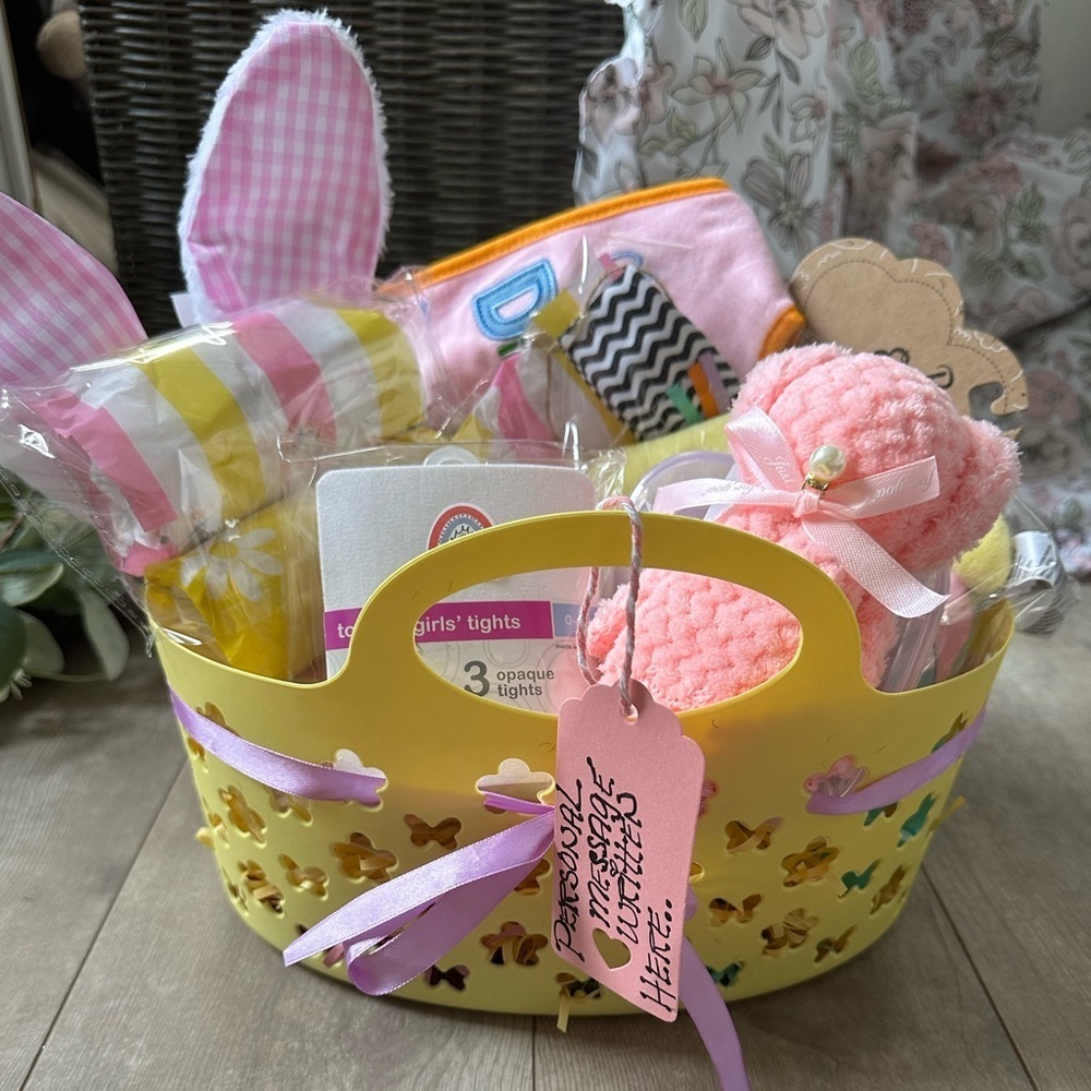 Thinking of You Easter Basket Gift Set for Baby Girl 0-6 months